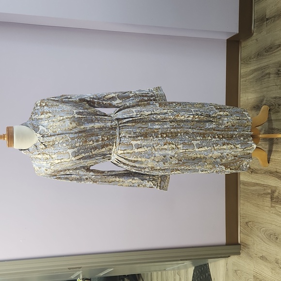 cream Dresses & Skirts - CREAM purple shirt dress